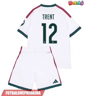 Lacne Dětský Futbalové dres Real Madrid Alexander-Arnold #12 2026-27 Krátky Rukáv - Domáci (+ trenírky)